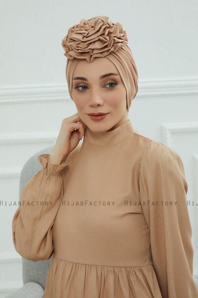 Kerstin - Sand Bomuld Turban