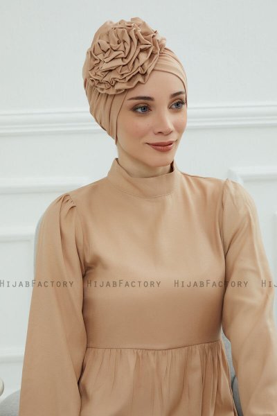 Kerstin - Sand Bomuld Turban