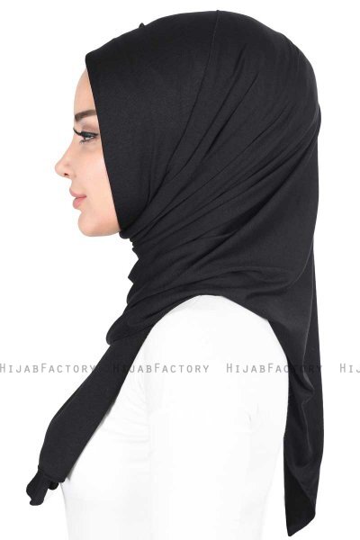 Sigrid - Sort Bumuld Hijab - Ayse Turban