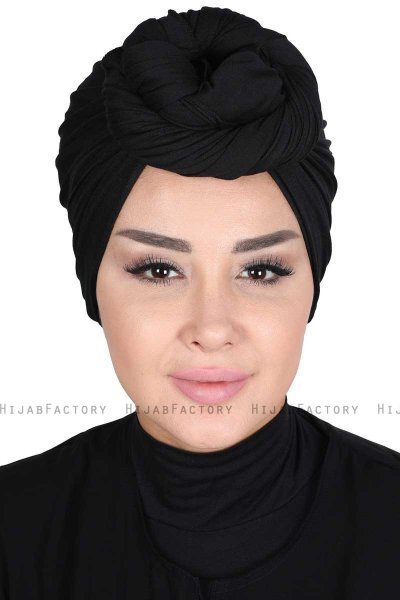 Sigrid - Sort Bumuld Hijab - Ayse Turban