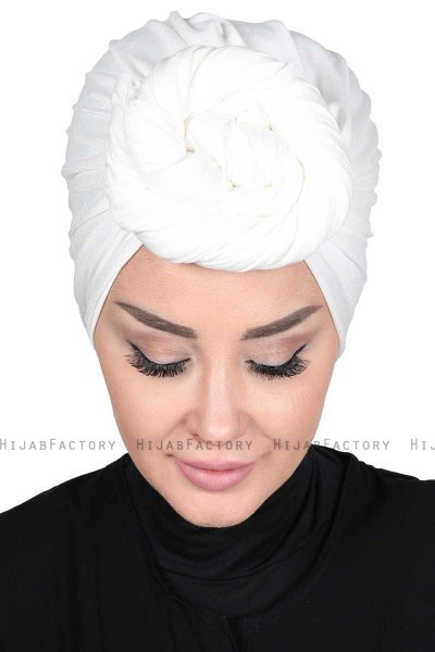 Sigrid - Creme Bumuld Hijab - Ayse Turban