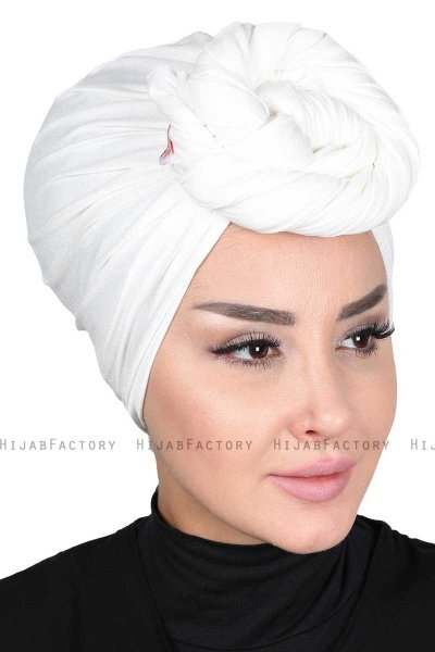 Sigrid - Creme Bumuld Hijab - Ayse Turban