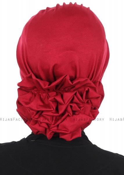 Monica - Bordeaux Bomuld Turban - Ayse Turban