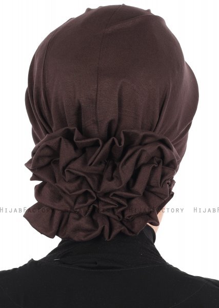 Monica - Brun Bomuld Turban - Ayse Turban