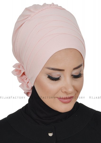 Monica - Gammelrosa Bomuld Turban - Ayse Turban