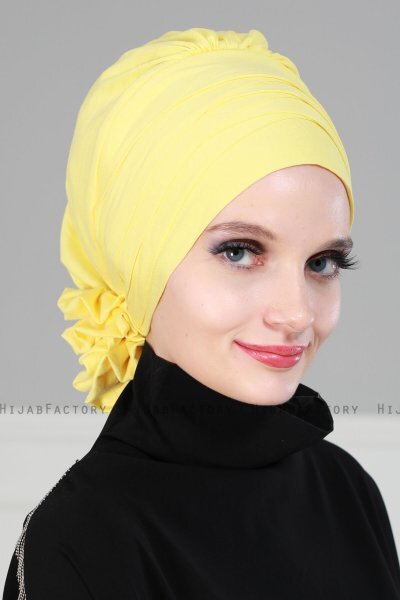 Monica - Gul Bomuld Turban - Ayse Turban