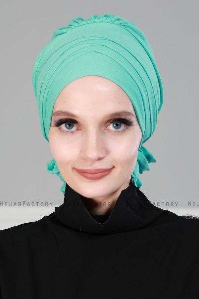 Monica - Turkis Bomuld Turban - Ayse Turban