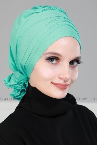 Monica - Turkis Bomuld Turban - Ayse Turban
