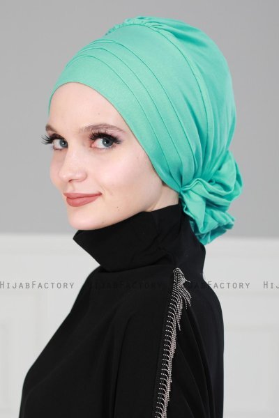 Monica - Turkis Bomuld Turban - Ayse Turban