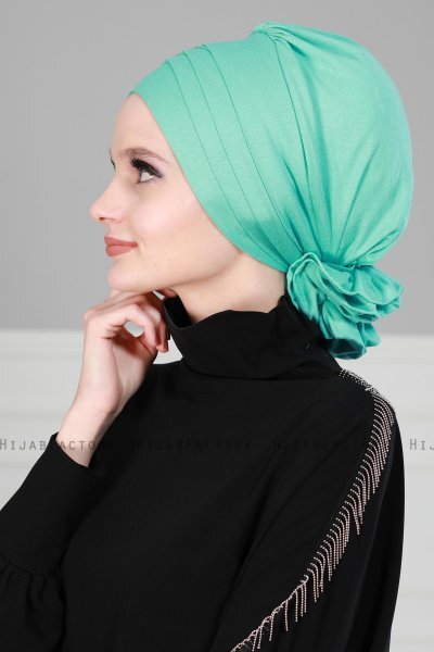 Monica - Turkis Bomuld Turban - Ayse Turban