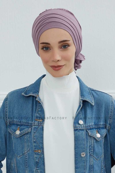 Monica - Lilac Bomuld Turban