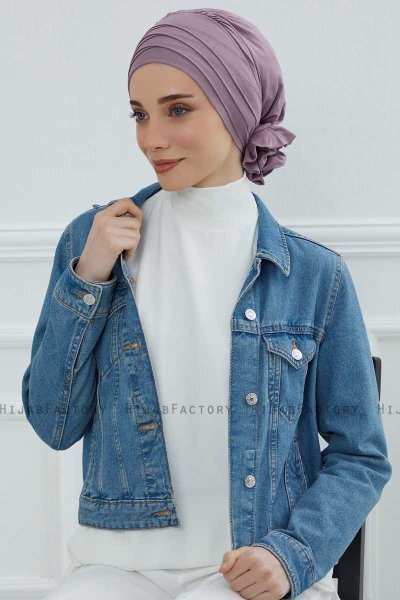Monica - Lilac Bomuld Turban