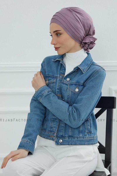 Monica - Lilac Bomuld Turban