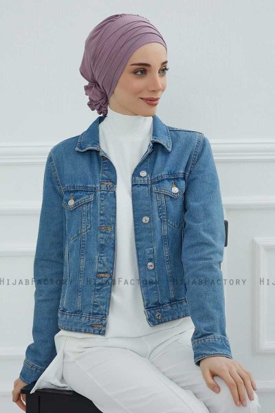 Monica - Lilac Bomuld Turban