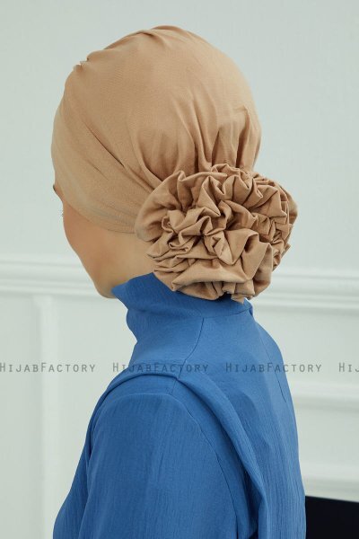 Monica - Sand Bomuld Turban