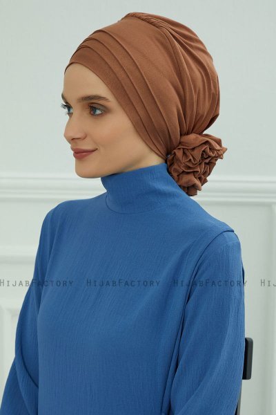 Monica - Caramel Bomuld Turban