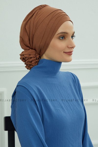 Monica - Caramel Bomuld Turban
