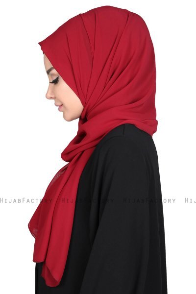 Joline - Bordeaux Premium Chiffon Hijab