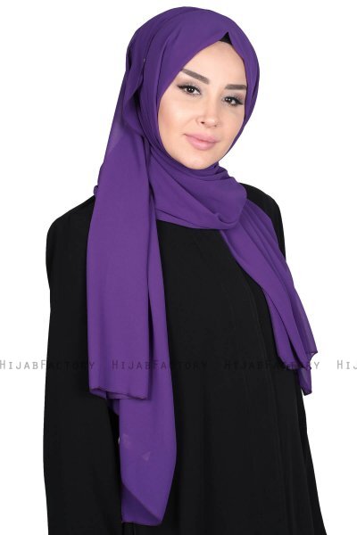Joline - Lilla Premium Chiffon Hijab