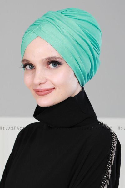 Fiona - Turkis Bomuld Turban - Ayse Turban
