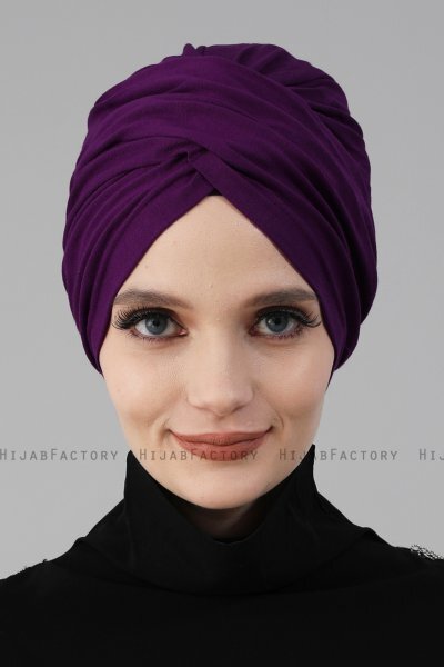Fiona - Lilla Bomuld Turban - Ayse Turban