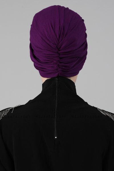 Fiona - Lilla Bomuld Turban - Ayse Turban