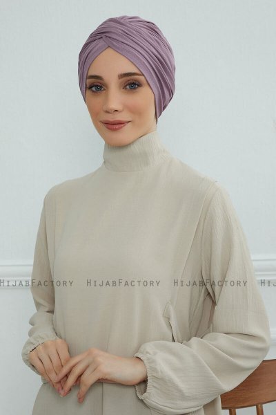 Fiona - Lilac Bomuld Turban