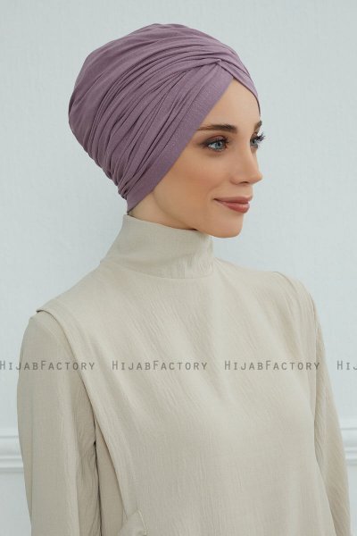 Fiona - Lilac Bomuld Turban