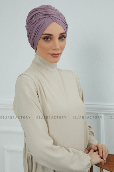 Fiona - Lilac Bomuld Turban