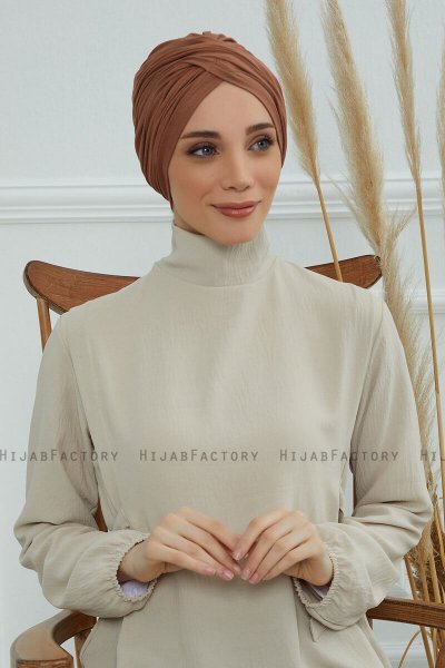 Fiona - Caramel Bomuld Turban