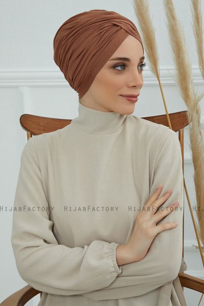 Fiona - Caramel Bomuld Turban