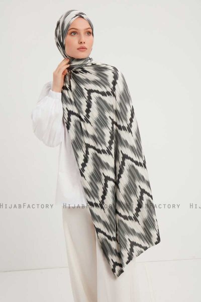 Tansu - Anthracite Mønstret Hijab