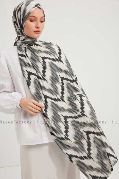 Tansu - Anthracite Mønstret Hijab