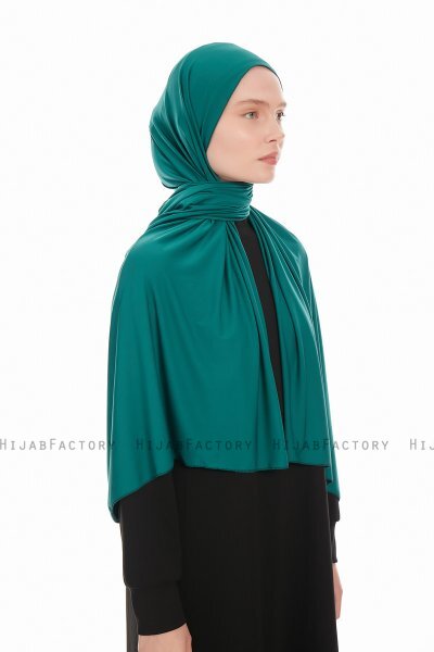 Farah - Mørkegrøn Jersey Hijab