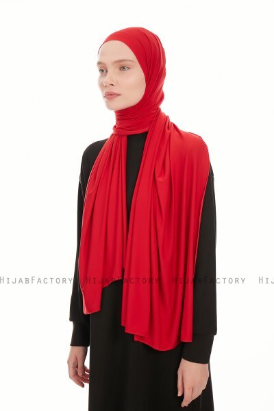 Farah - Bordeaux Jersey Hijab