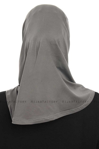 Yazmin - Mørkegrå Amira Hijab Ready To Wear