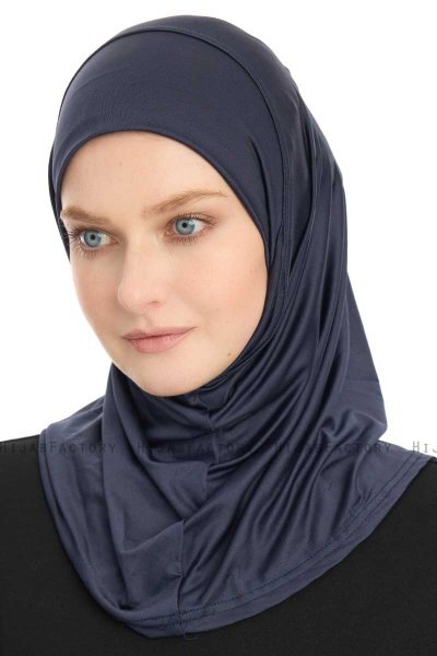 Yazmin - Marine Blå Amira Hijab Ready To Wear