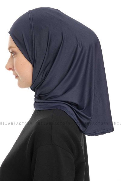 Yazmin - Marine Blå Amira Hijab Ready To Wear