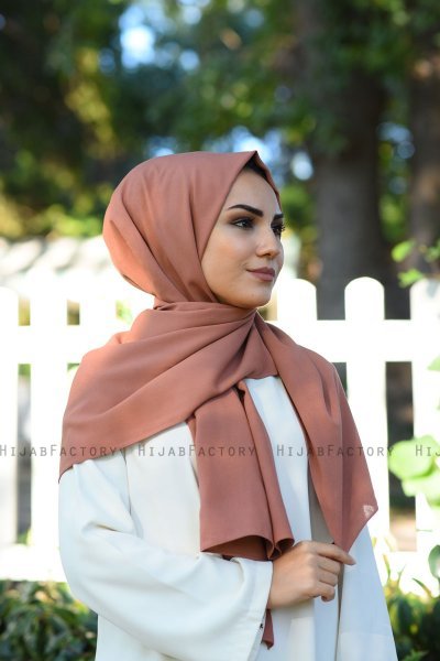 Alida - Dark Rose Bomuld Hijab - Mirach