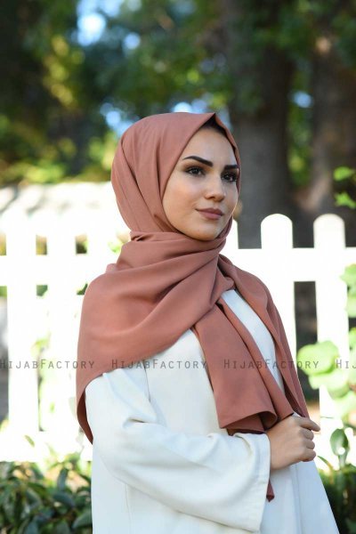 Alida - Dark Rose Bomuld Hijab - Mirach