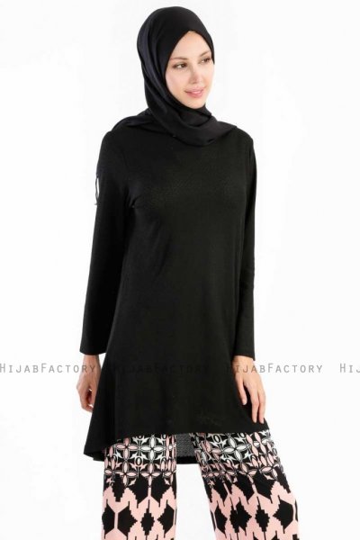 Aliye Svart Tunika & Byxa Miss Halima 280524-3