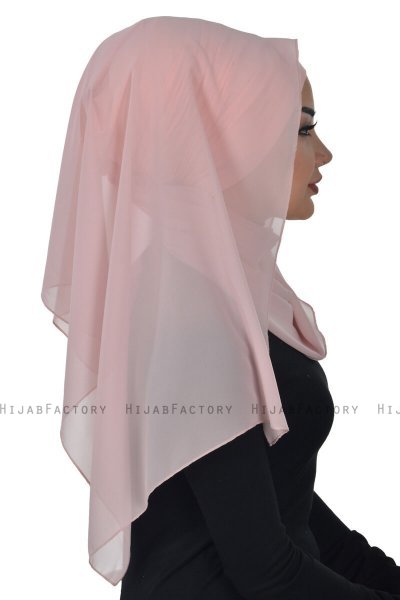 Alva - Gammelrosa Praktisk Hijab & Amta