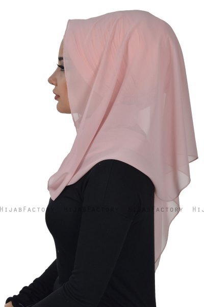 Alva - Gammelrosa Praktisk Hijab & Amta