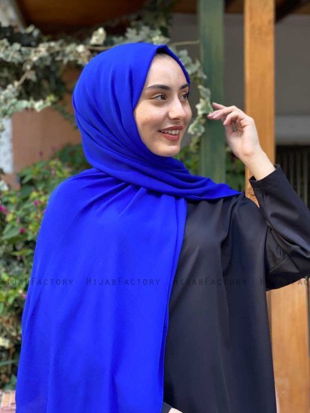 Alvina - Blå Jazz Hijab - Mirach