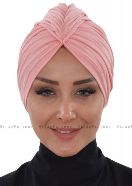 Amy - Gammelrosa Bomuld Turban - Ayse Turban