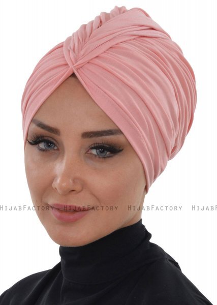 Amy - Gammelrosa Bomuld Turban - Ayse Turban