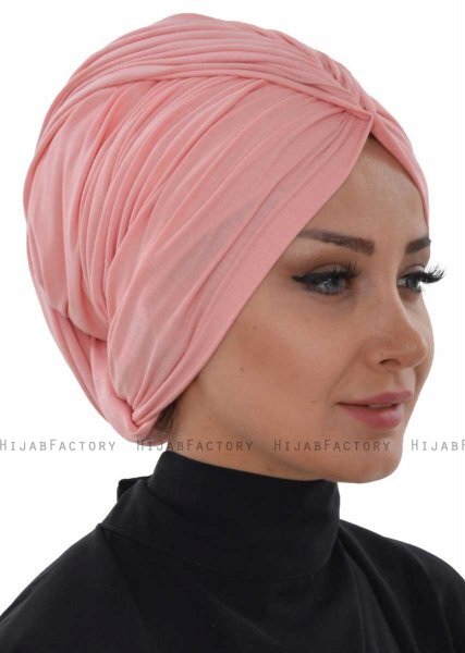 Amy - Gammelrosa Bomuld Turban - Ayse Turban