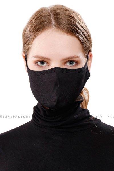 Asli - Sort Sport Ansigtsmaske / Ansigtsdækning