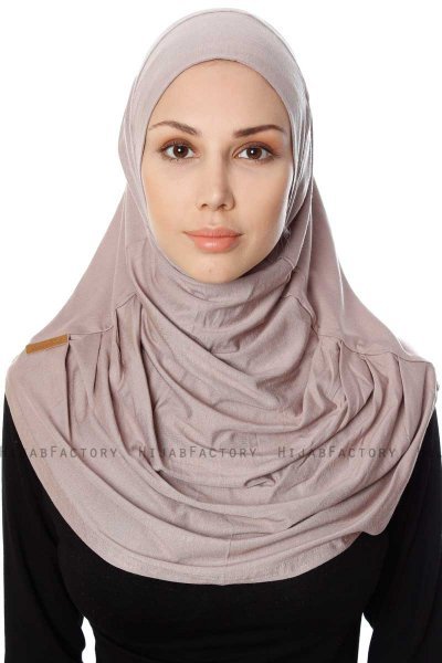 Ava - Stengrå One-Piece Al Amira Hijab - Ecardin