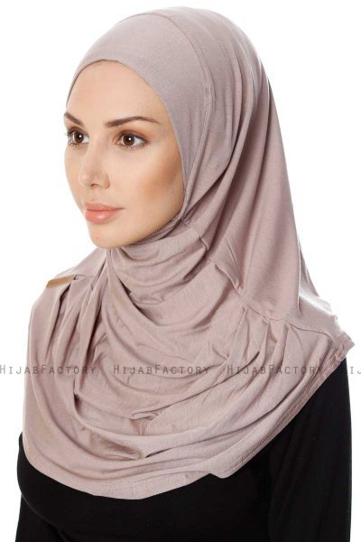 Ava - Stengrå One-Piece Al Amira Hijab - Ecardin
